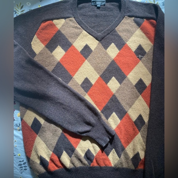 Men's sweater, pure soft wool - Picture 2 of 10